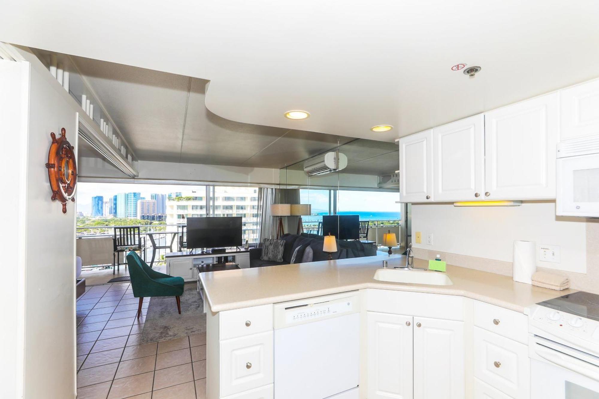 호놀룰루 Ilikai Tower 1533 Yacht Harbor View 1Br 아파트 외부 사진