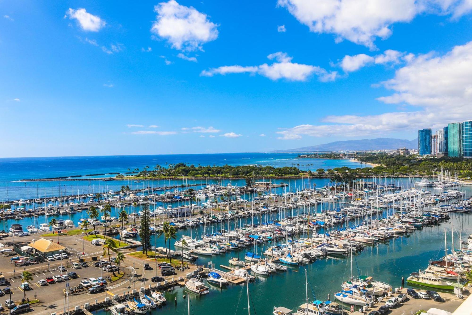 호놀룰루 Ilikai Tower 1533 Yacht Harbor View 1Br 아파트 외부 사진