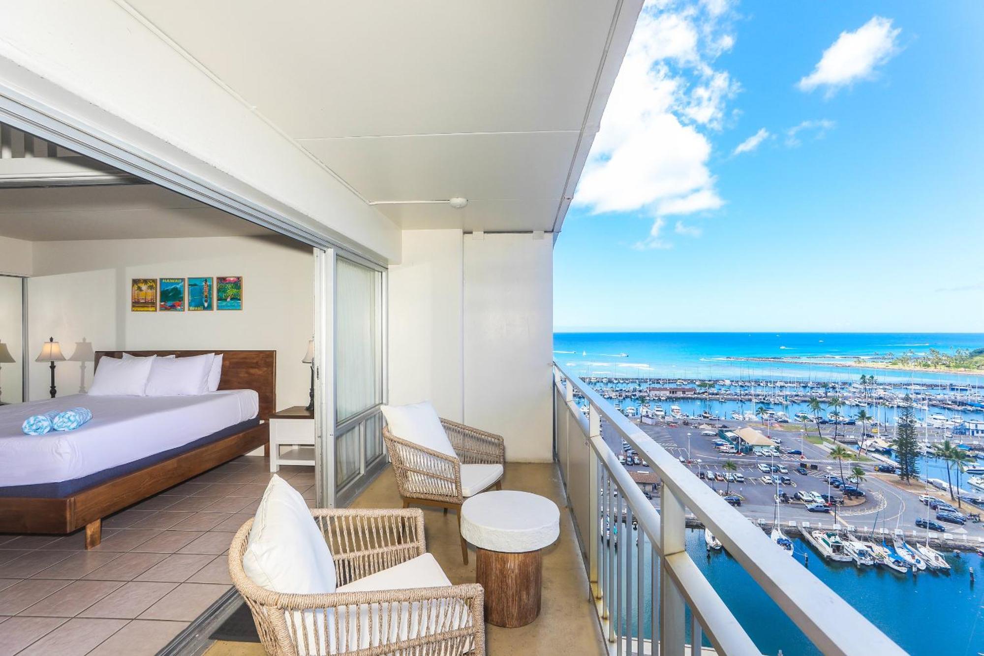 호놀룰루 Ilikai Tower 1533 Yacht Harbor View 1Br 아파트 외부 사진